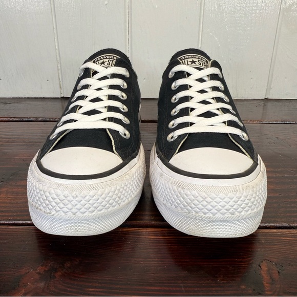 Converse Chuck Taylor All Star Lift Platform Ox Sneakers – Black – Women’s 8 - Picture 4 of 9